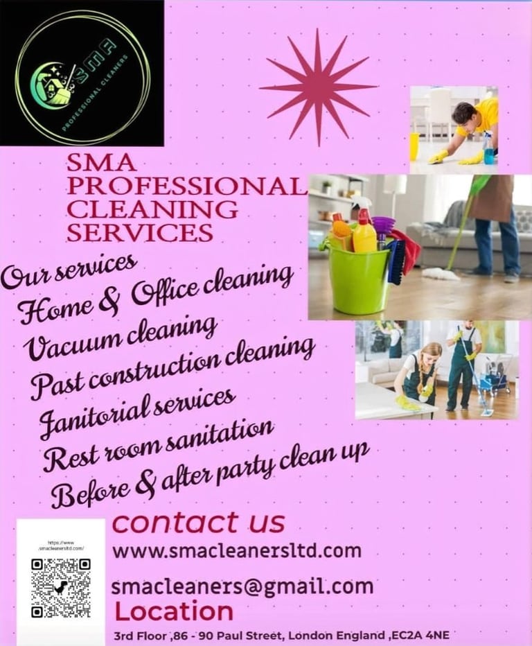 SMA CLEANERS LTD | ALL LONDON 