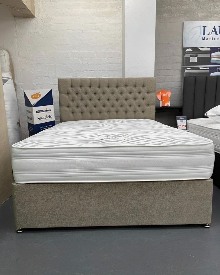 image for  Exclusive DIVAN 5FT King Size Bed Base >> Mattress + Storage Included >> Special 20% Off >>>>