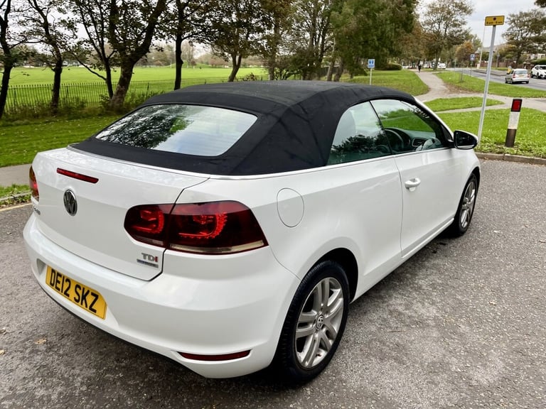 2012 Volkswagen Golf 1.6 TDI BlueMotion Tech S 2dr CONVERTIBLE DIESEL Manual
