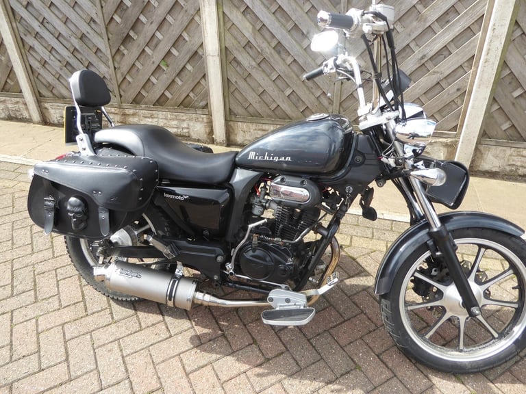 image for LEXMOTO MICHIGAN 125 CRUISER 16 REG VERY LOW MILES STAINLESS EXHUAST LONG MOT