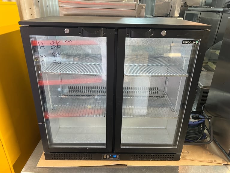 Commercial under-counter glass bar fridge for restaurant bar cafe shop 