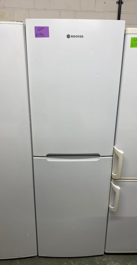 📞WHITE HOOVER FROST FREE 6FT FRIDGE FREEZER 