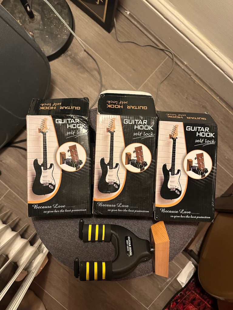 Guitar Wall Mounts x4 (Brand new in box)