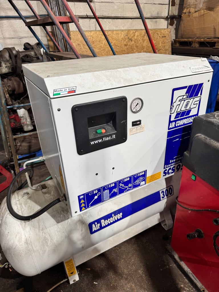 image for FIAC Air Receiver 300 SCS 951 3 Phase Soundproof Compressor System