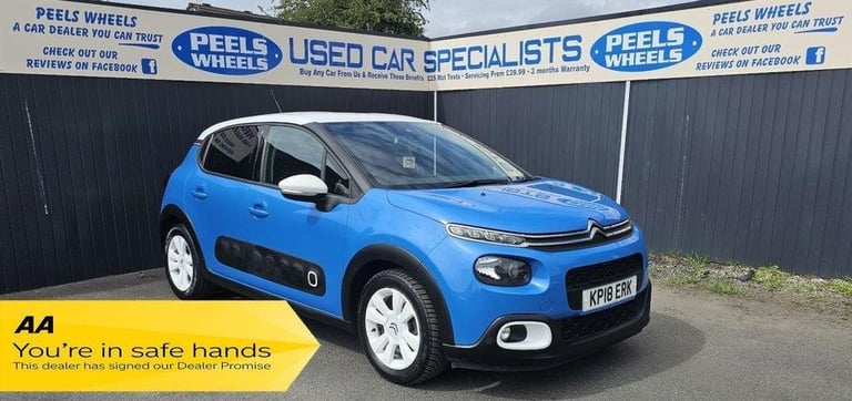 2018 18 CITROEN C3 1.2 PURETECH FLAIR HATCHBACK  PETROL MANUAL EURO 6