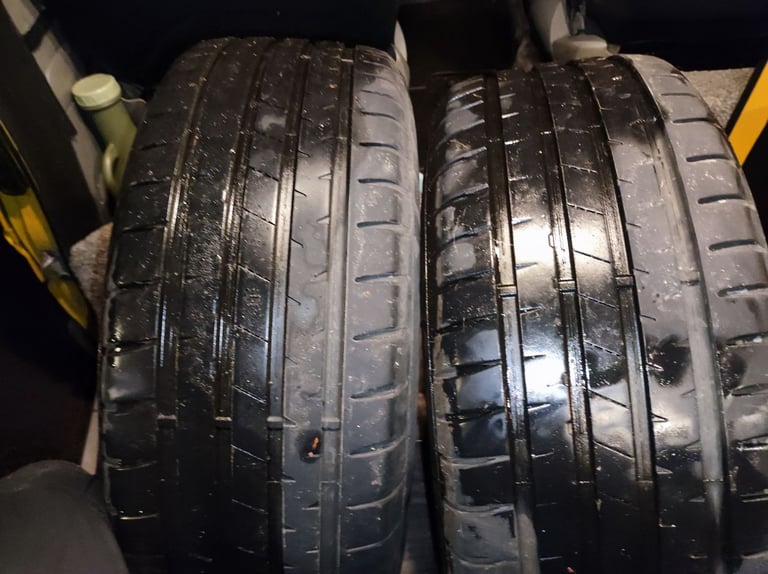 2 alloys and tyres 225/55/17 vivaro trafic primastar bmw vauxhall van car