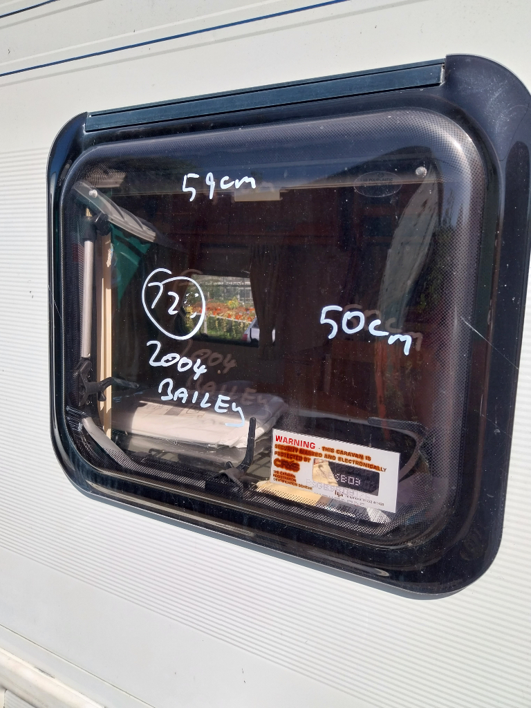 image for Bailey ranger caravan kitchen window 