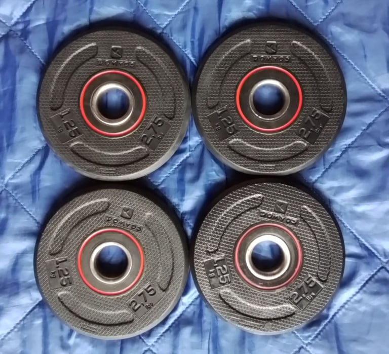 DOMYOS 1.25kg weight plates x 4