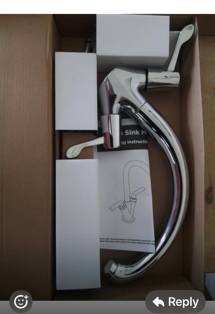 image for Brand new kitchen ever monobloc mixer tap with fittings. Can deliver if local. Can deliver if local