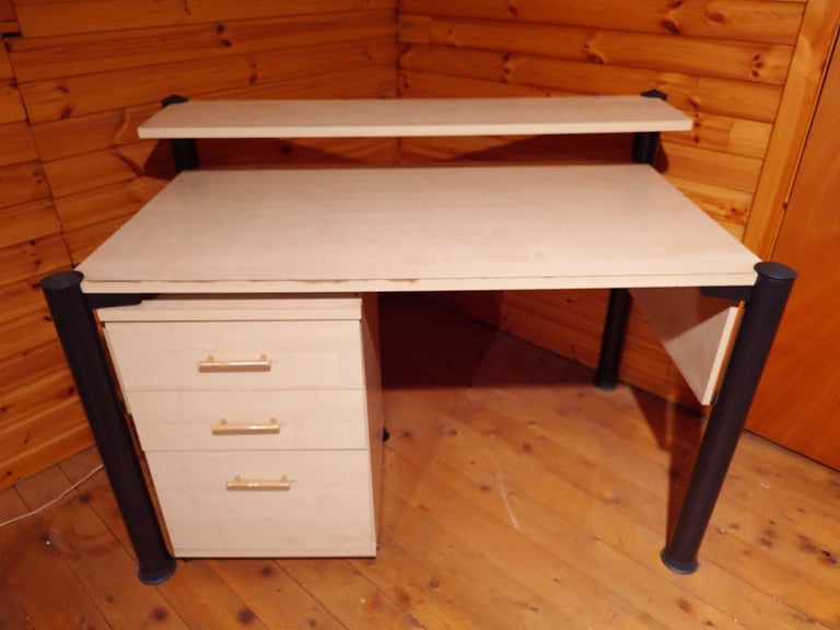 image for Office desk with drawers and chair
