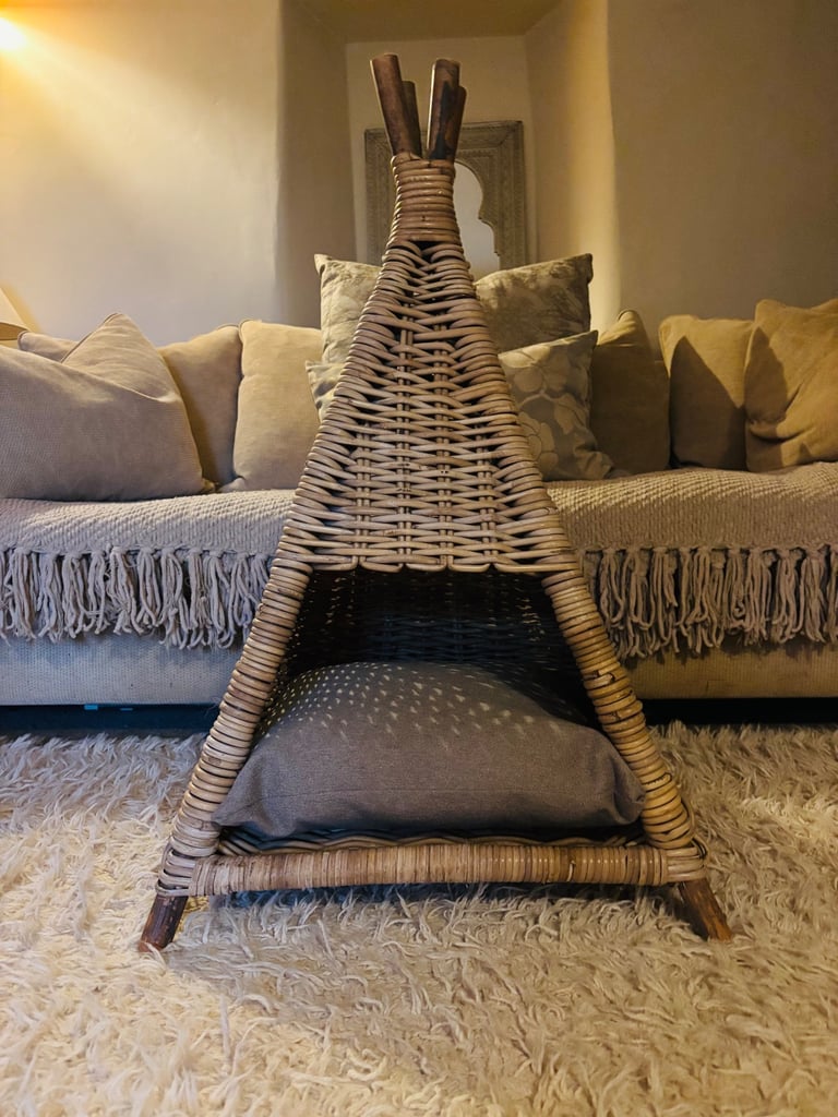 Cox and Cox Rattan Pet Teepee