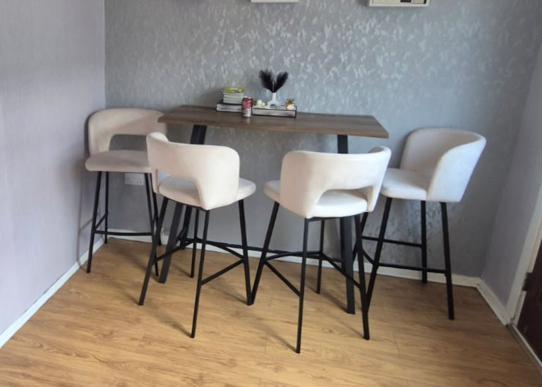 image for Bar table and stools