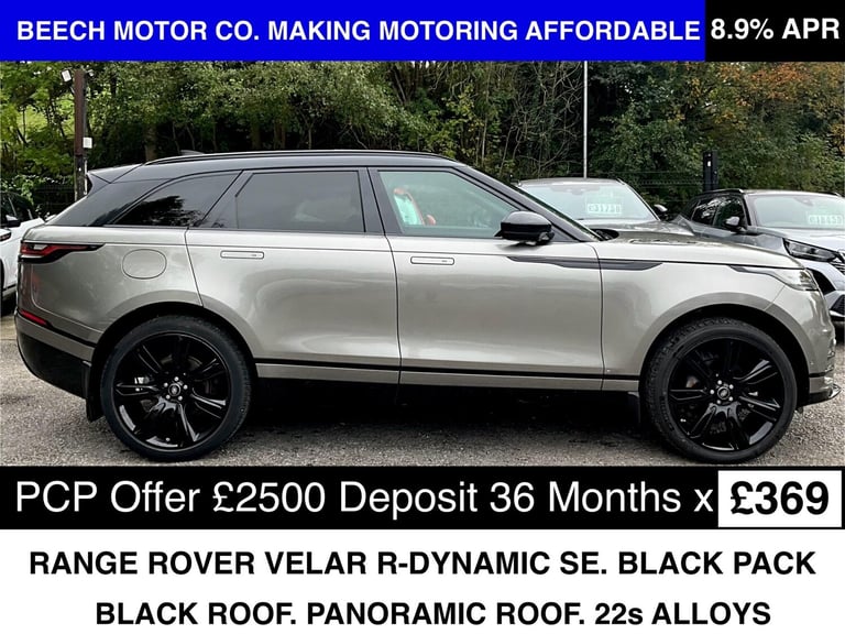 2019 Land Rover Range Rover Velar 2.0 D180 R-Dynamic SE Auto 4WD Euro 6 (s/s) 5dr ESTATE Diesel A...