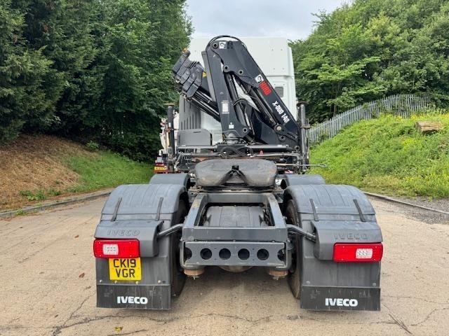 2019 19 Iveco Stralis 460 EURO 6 6x2 Hiab x-duo 148 4 extension crane 264,000KMS