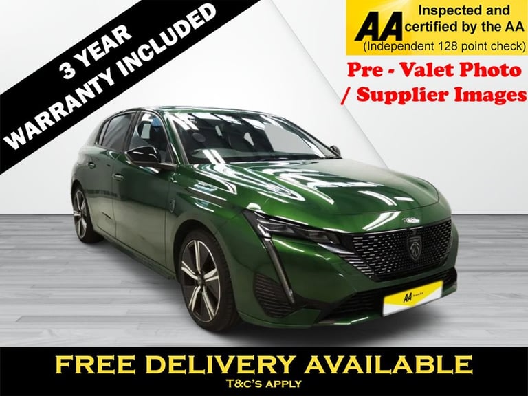 2022 Peugeot 308 1.2 PureTech GT Hatchback 5dr Petrol EAT Euro 6 (s/s) (130 ps) FULL PEUGEOT Hatc...