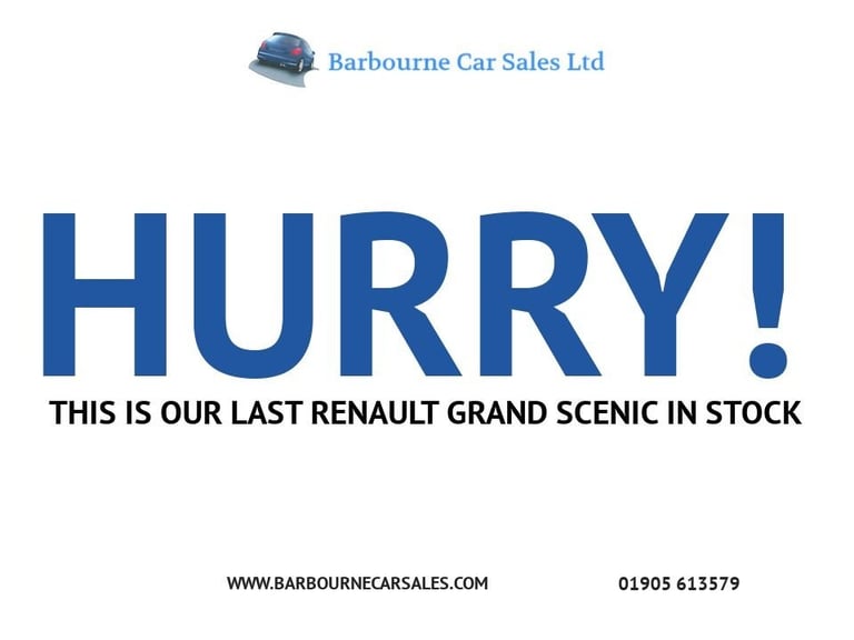 2011 61 RENAULT GRAND SCENIC 1.6 VVT DYNAMIQUE TOMTOM MPV 5DR PETROL MANUAL EURO