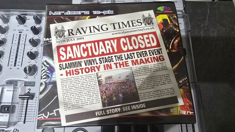 image for Slammin' Vinyl - Sanctuary Closed 2004 - Hardcore 12x Tape Pack