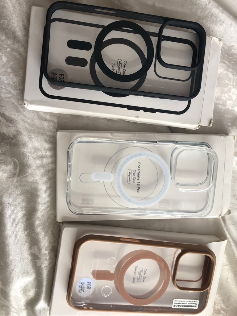 iPhone 16 pro case all 3 bundle 