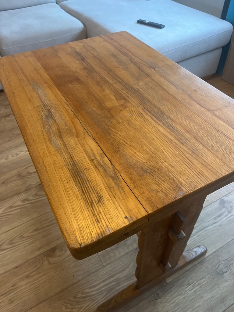 Solid wood small table/desk