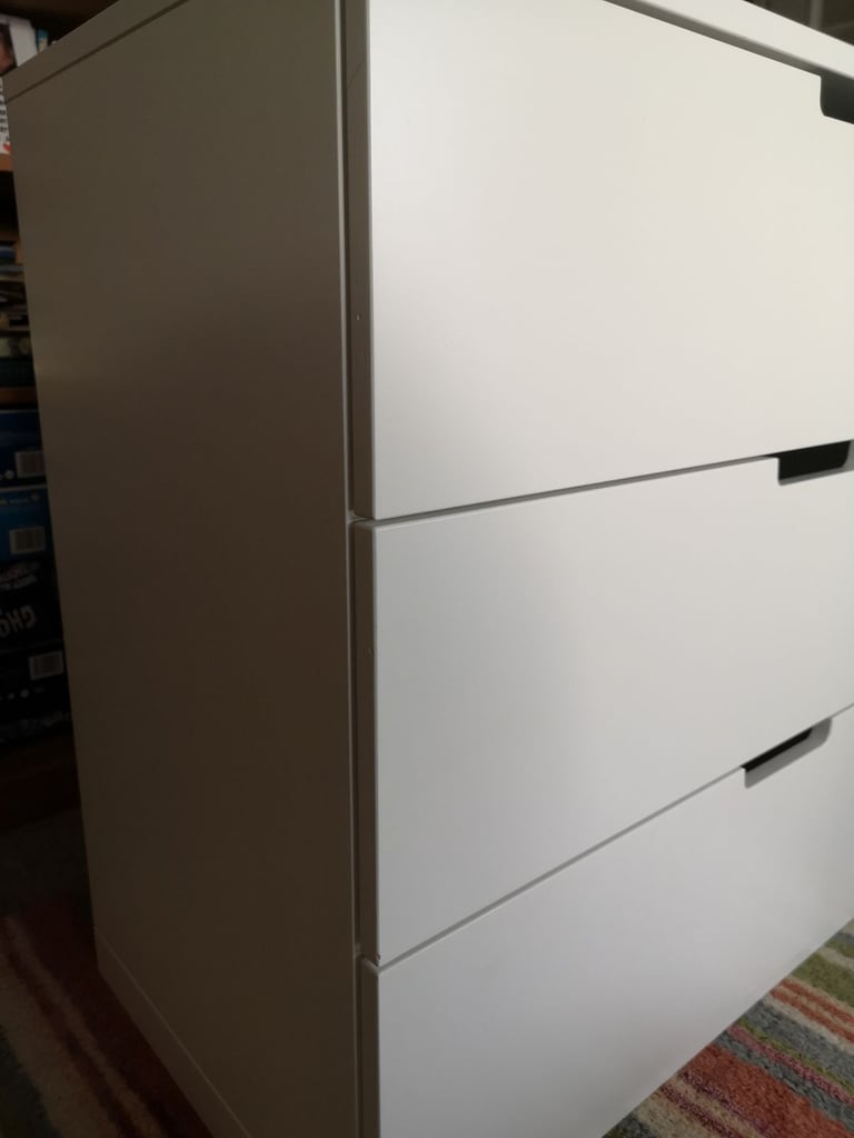 Ikea nordli three drawer chest 