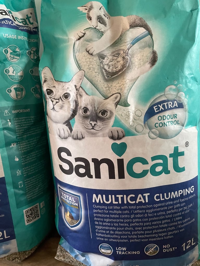 Sanicat multicat clumping litter tray 12 x 2