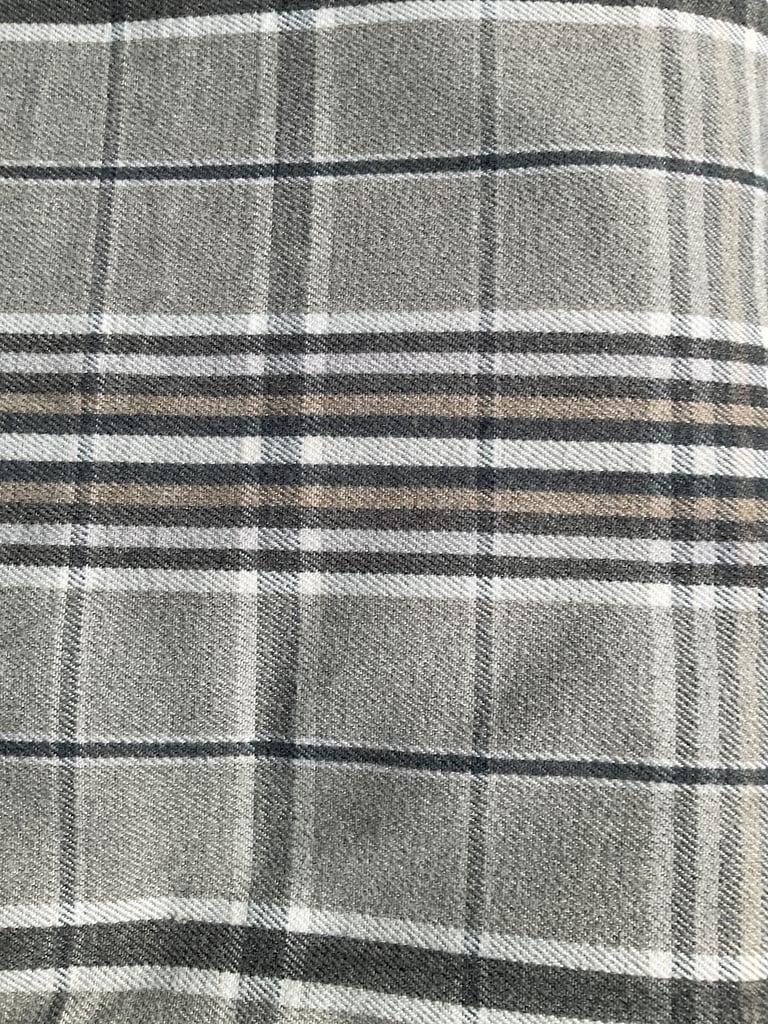 Curtains pair 90” x90” approx Beige check.Lined. Excellent condition.