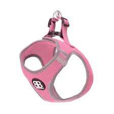 BullyBillows Step-In Dog Harness | Reflective | Pink | XL - New, Unused