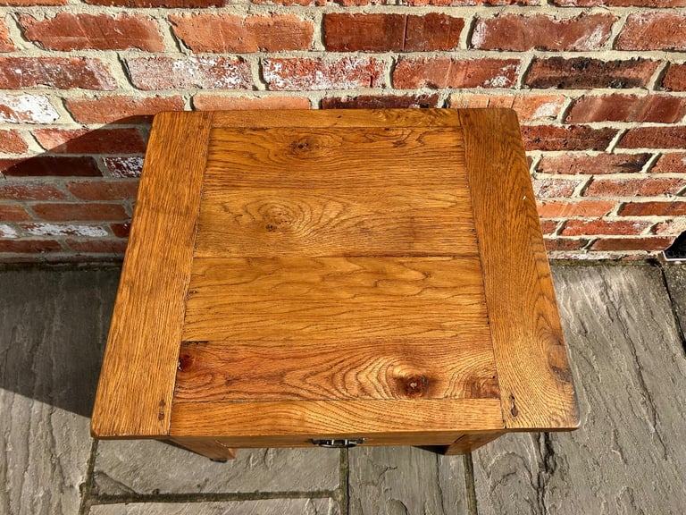 Rustic Solid Oak Coffee Table - Great Condition 