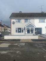 Three bed end terrace house with garage for rent Fintona 