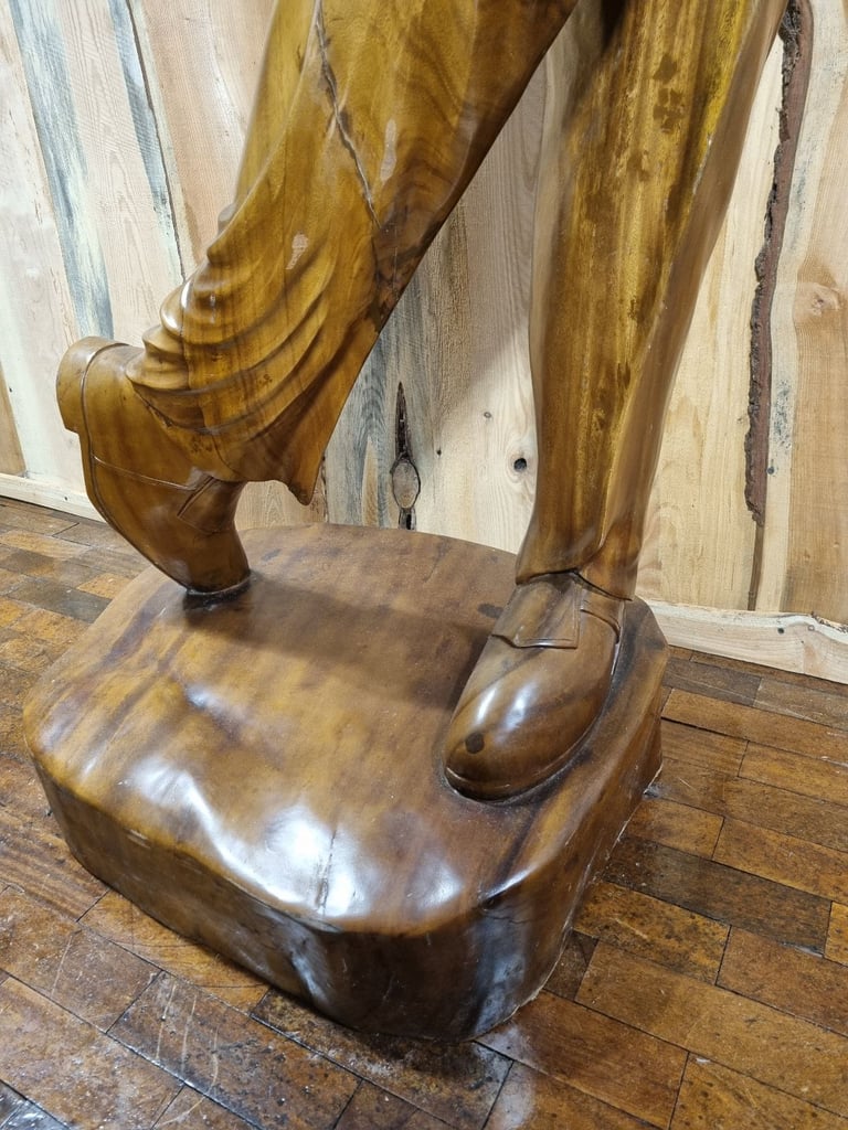 Larger Than Life Teak Golfer  (8'3")