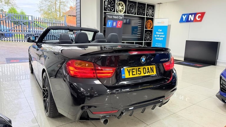 2015 BMW 4 Series 420d M Sport 2dr CONVERTIBLE DIESEL Manual
