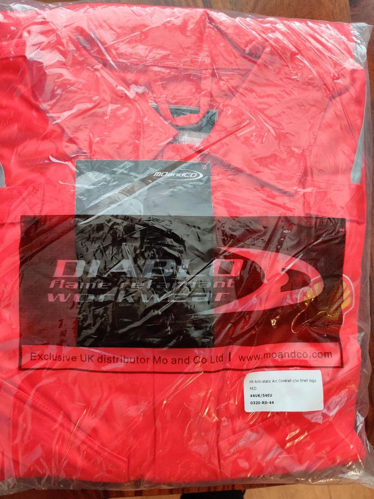 Brand new Shell Diablo coveralls / overalls