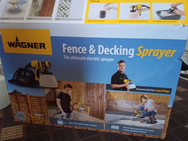 Wagner Fence and Decking Paint Sprayer 