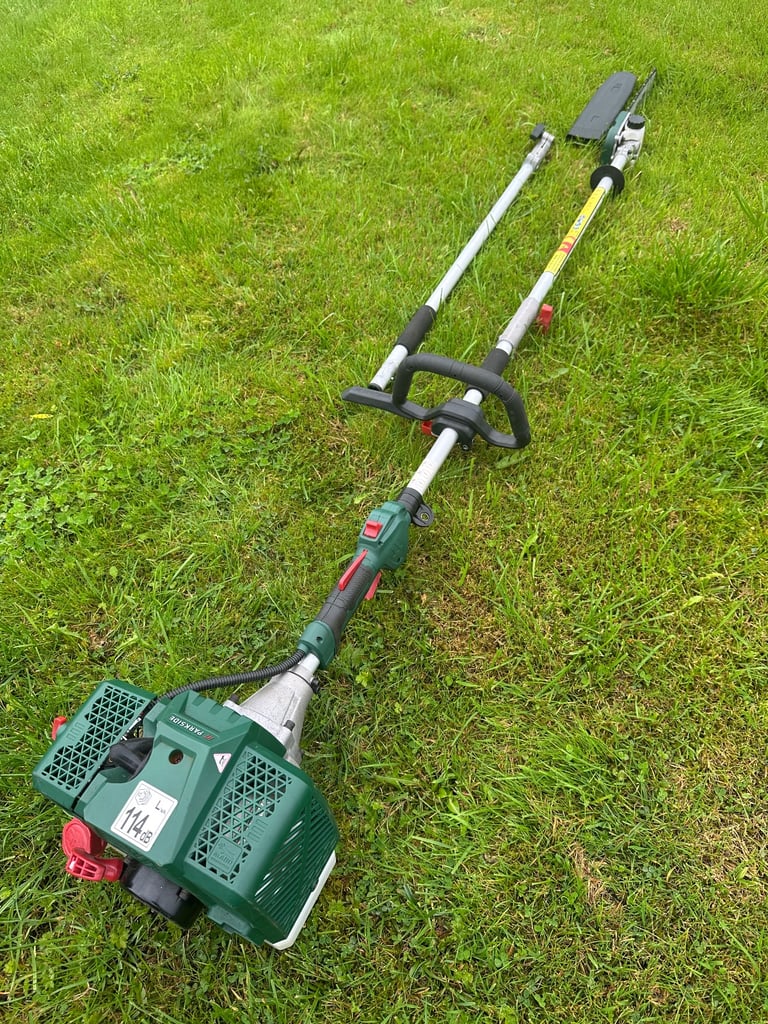 Long reach petrol pole saw pruner VGC with extension chainsaw lopper mower trimmer lawnmower cutter