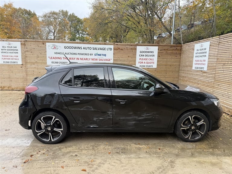 2023 73 VAUXHALL CORSA GS 1.2T ACCIDENT DAMAGED REPAIRBALE SALVAGE 