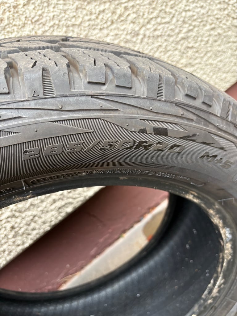Cooper discovery 285x50x 20 all terrain tyres . 