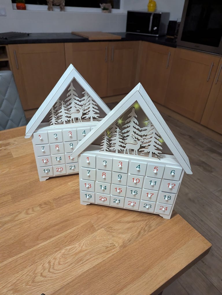 Light up advent calendars x 2