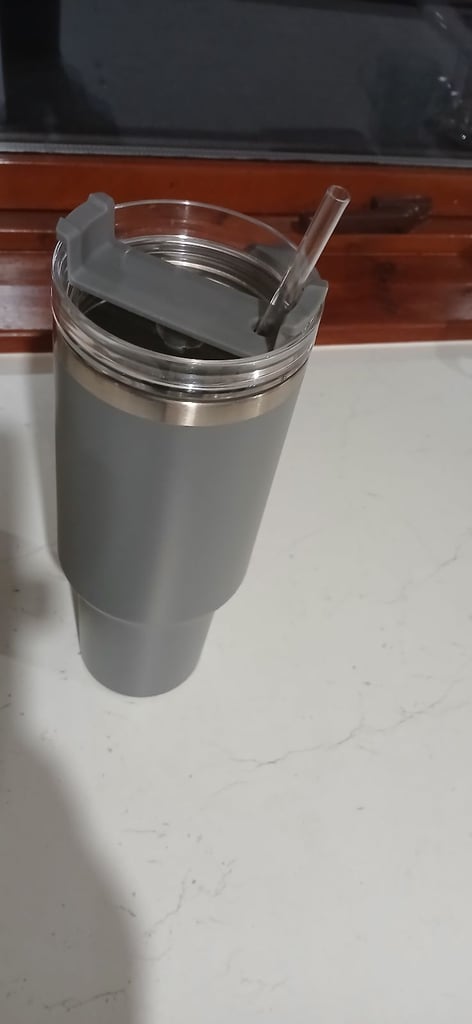 2 x Tumbler Cup Thermal Insulated 40oz 1200ml with Straws