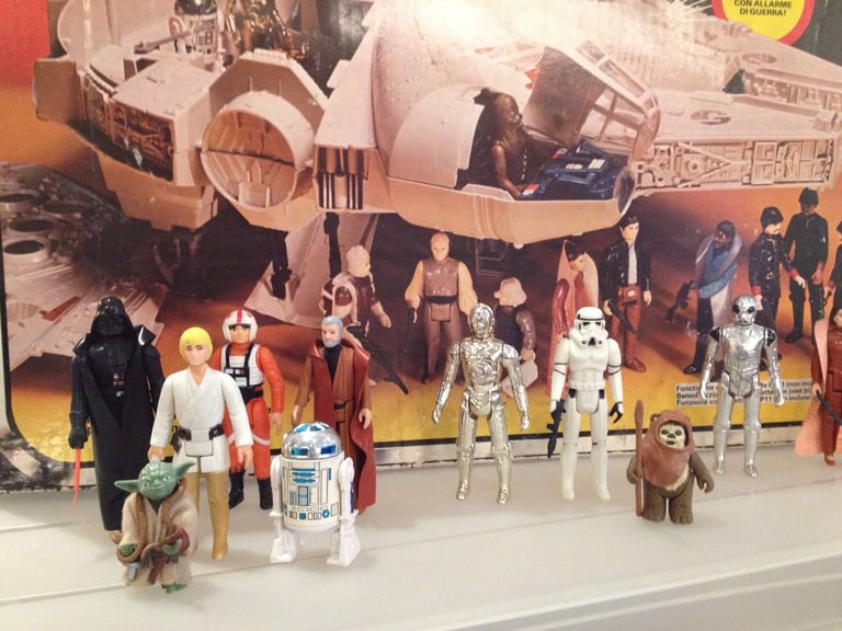 image for Old toys, loft clearance, vintage action figures and collectables. Star Wars Doctor Who