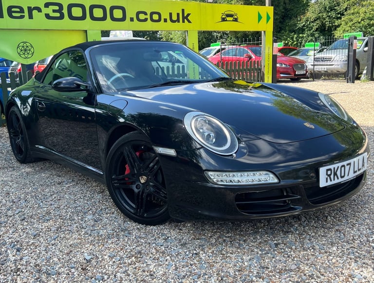 2007 Porsche 911 3.8 911 Carrera 4 S Tiptronic S 4WD 2dr Convertible Petrol Automatic