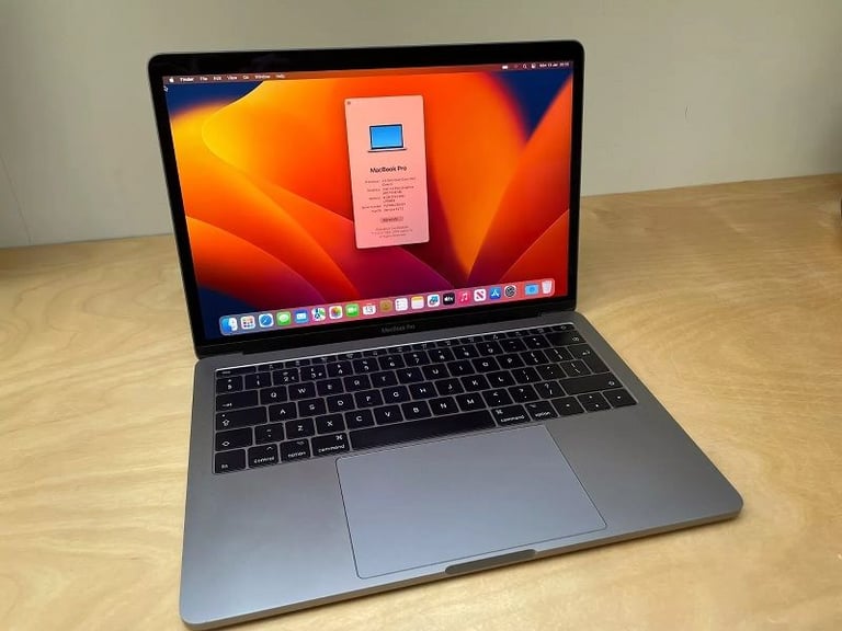Macbook Pro Grey 13 inch Space Gray a1708 Retina mid 2017 grey laptop