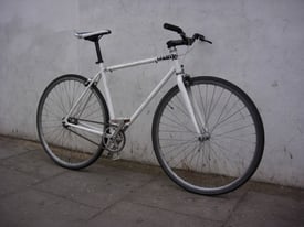 uality Fixie/ Single Speed/ Commuter Bike by Charge, White, JUST SERVICED/ CHEAP PRICE!