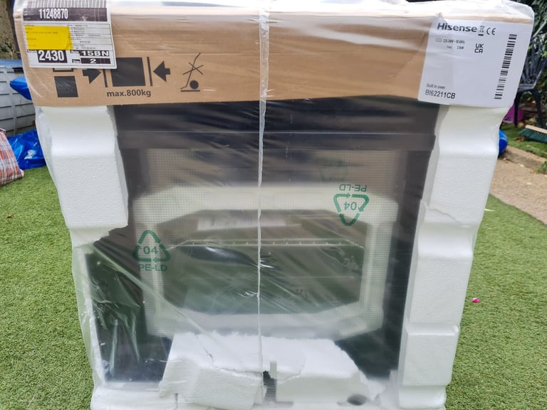 image for Hisense multifunction single electric oven built-in black 