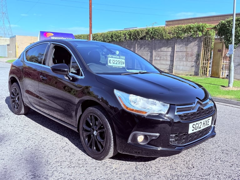 2012 12 CITROEN DS4 1.6 HDI DSTYLE MANUAL VERY SMART STYLISH FAMILY MOTOR 