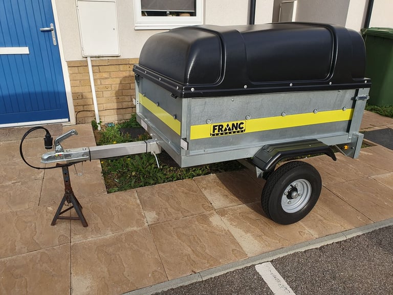 Franc 4x3 trailer with ABS hard top 