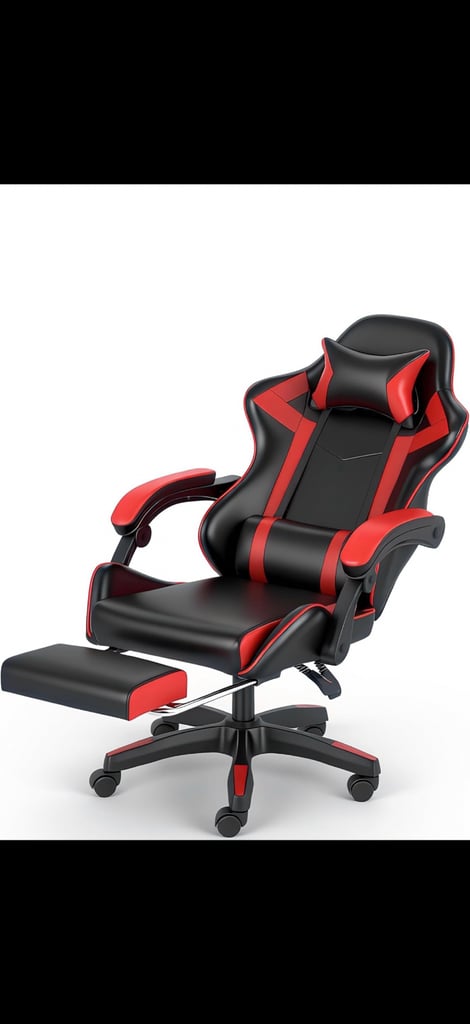 image for Gaming / pc / computer chair with massage and foot rest different colours available new in box 