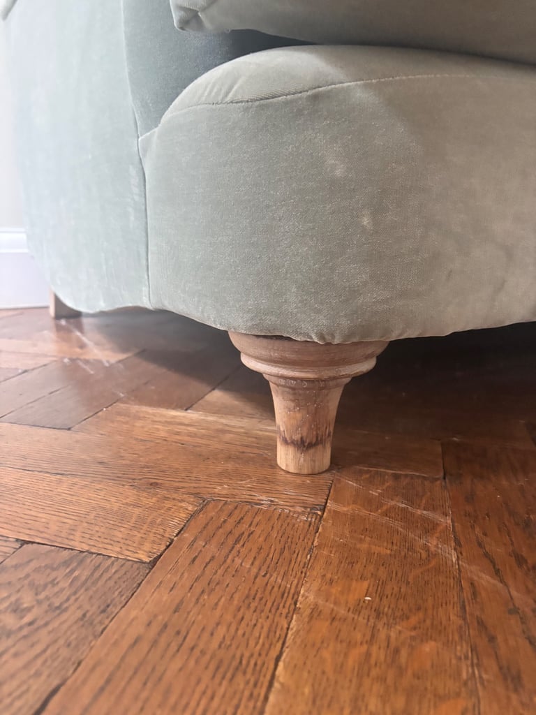 Loaf Green Velvet Sofa 