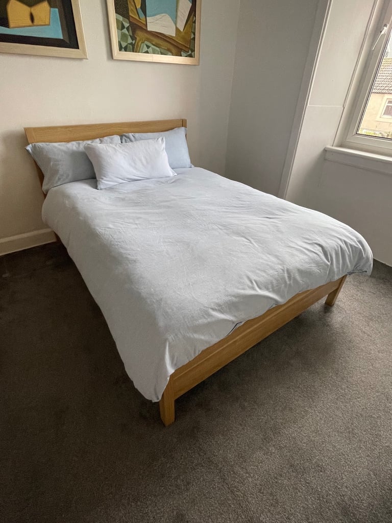 image for Double bed and mattress 