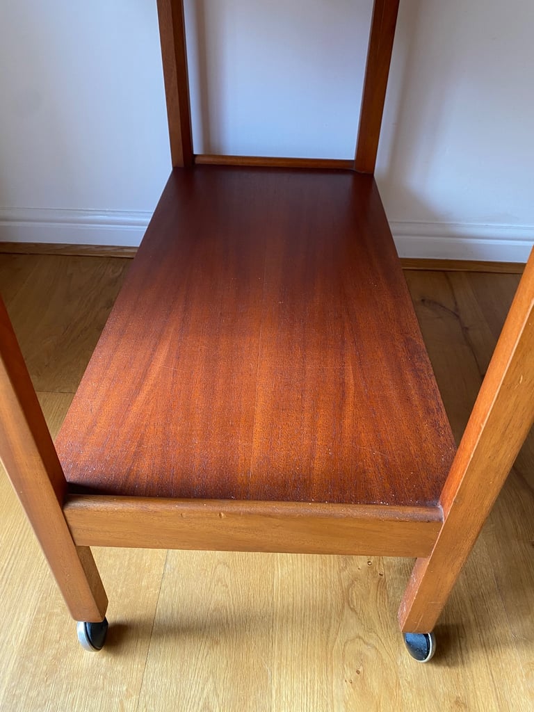 Vintage McIntosh Teak Metamorphic Bar Tea Trolley Table Retro Small Sideboard