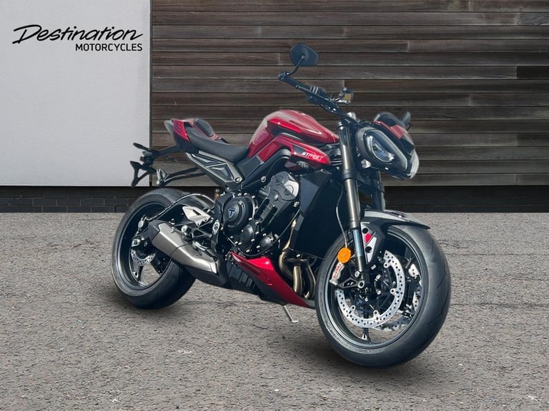 2025 Triumph Street Triple 765 RS PREMIUM COLOUR Petrol red 6 Speed